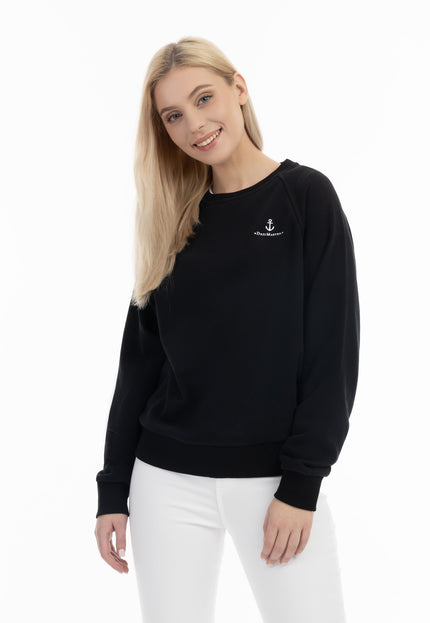 Dreimaster Maritim Damen-Sweatshirt mit Rundhalsausschnitt