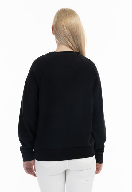 Dreimaster Maritim Damen-Sweatshirt mit Rundhalsausschnitt