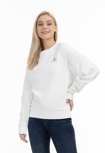 Dreimaster Maritim Damen-Sweatshirt mit Rundhalsausschnitt