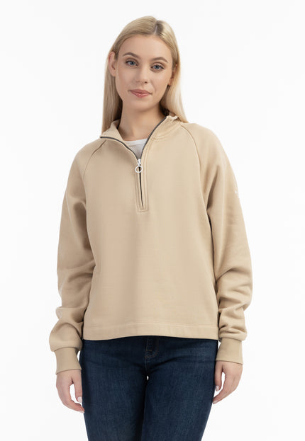 Dreimaster Maritim Damen Sweatshirt Troyer