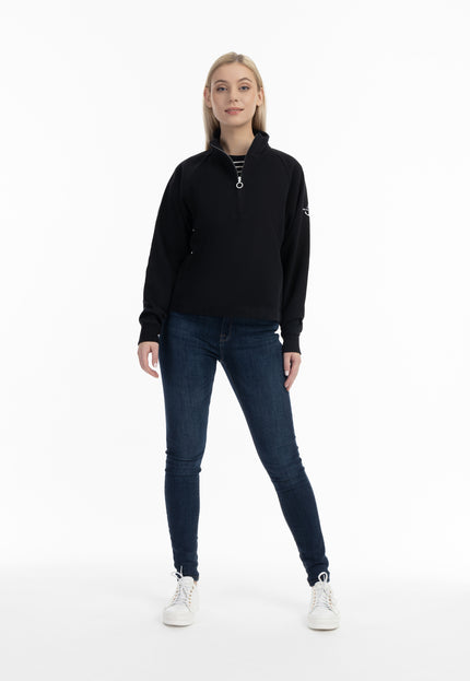 Dreimaster Maritim Damen Sweatshirt Troyer