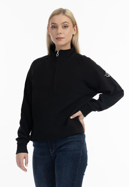 Dreimaster Maritim Damen Sweatshirt Troyer