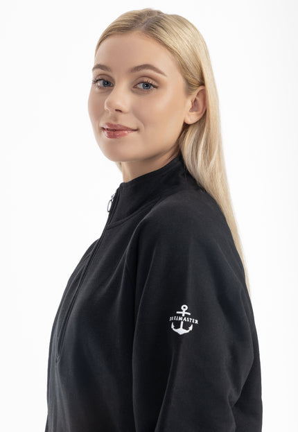 Dreimaster Maritim Damen Sweatshirt Troyer