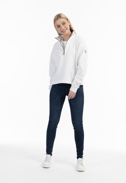 Dreimaster Maritim Damen Sweatshirt Troyer