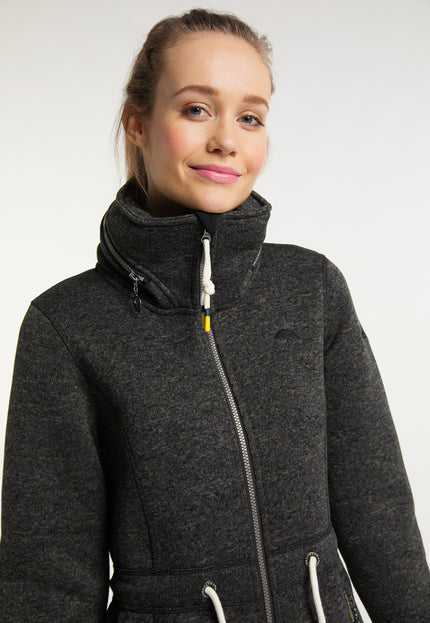 Schmuddelwedda Damen Strickfleece Mantel