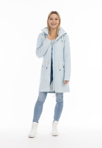 Schmuddelwedda Damen Strickfleecejacke mit Teddyfell