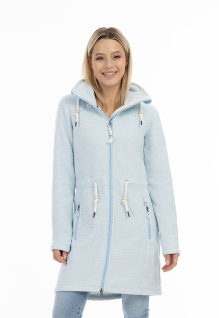 Schmuddelwedda Damen Strickfleecejacke mit Teddyfell