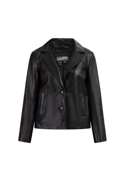 DreiMaster Vintage Women's Leather Blazer