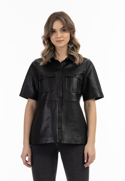 DreiMaster Vintage Women's Leather Shirt