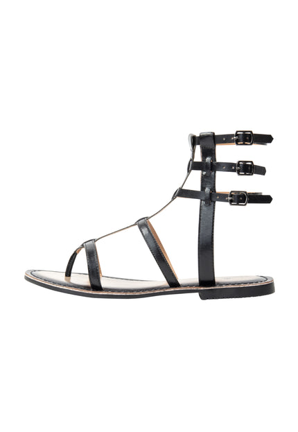 Dreimaster Vintage Damen Ledersandalen