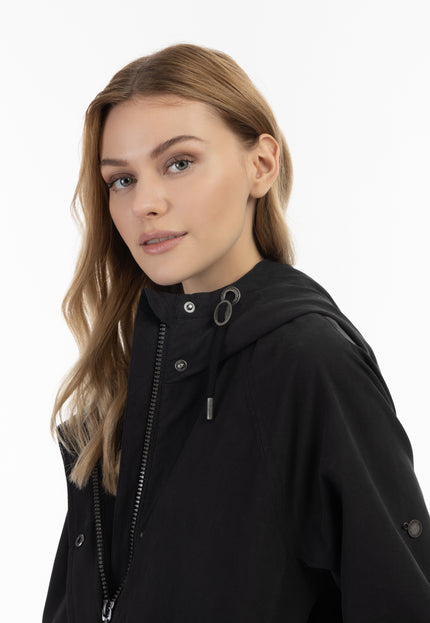 Dreimaster Vintage Damen-Parka aus leichter Baumwolle