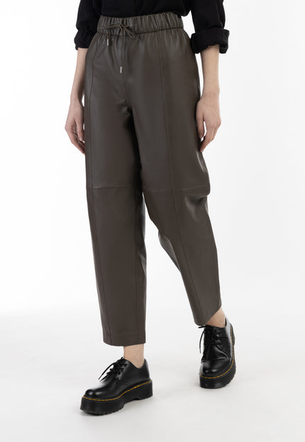 Dreimaster Vintage Damen Lederhose