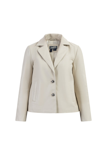 Dreimaster Vintage Damen Lederblazer