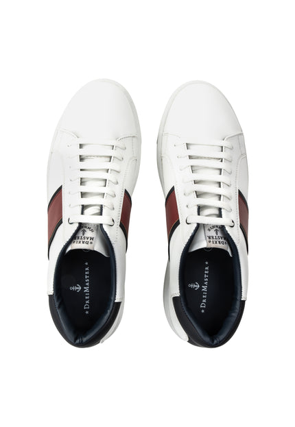 DreiMaster Maritim Men's Leather Sneakers