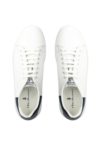 DreiMaster Maritim Men's Leather Sneakers