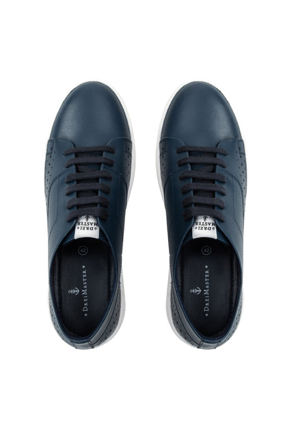 DreiMaster Maritim Men's Leather Sneakers