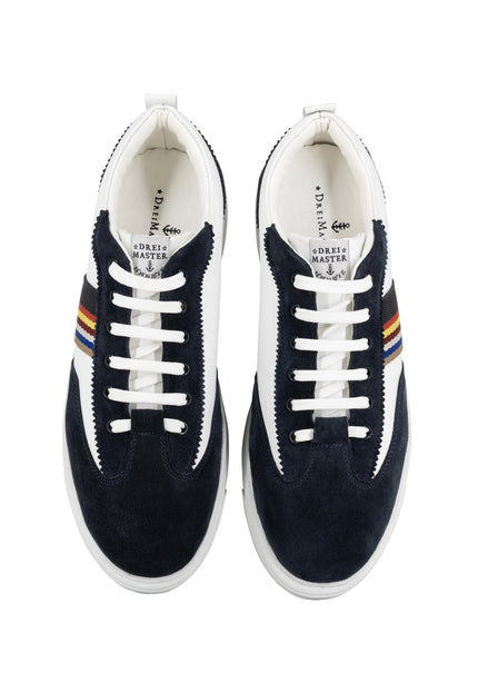 Dreimaster Maritim Men's Leather Sneakers