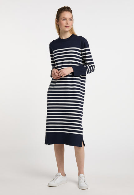 Dreimaster Maritim Damen Maxikleid