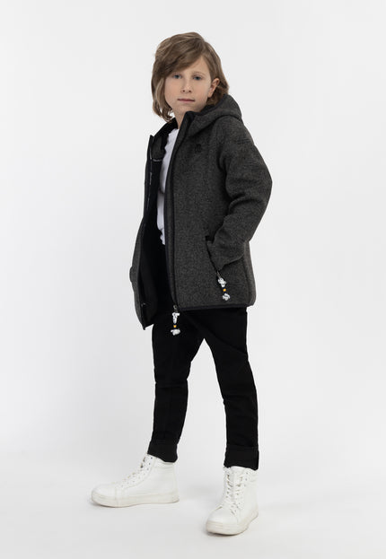 Schmuddelwedda Jungen Strickfleecejacke für Kinder