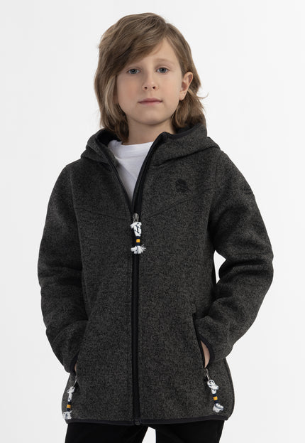 Schmuddelwedda Boys Knitted Fleece Jacket For Kids