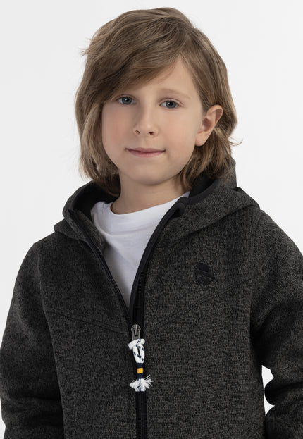 Schmuddelwedda Boys Knitted Fleece Jacket For Kids