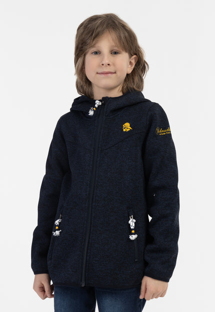 Schmuddelwedda Jungen Strickfleecejacke für Kinder