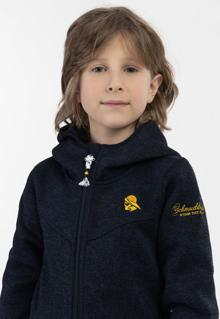 Schmuddelwedda Boys Knitted Fleece Jacket For Kids