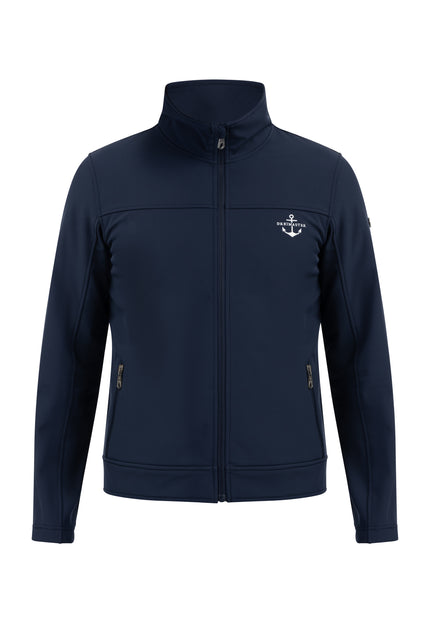 Dreimaster Maritim Herren Softshelljacke - Recyceltes Material