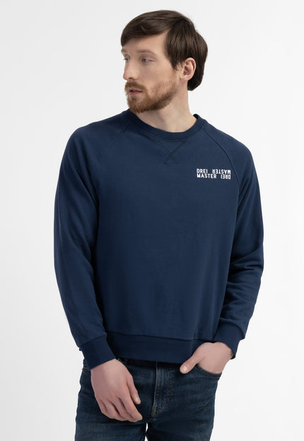 Dreimaster Maritim Herren-Sweatshirt mit Rundhalsausschnitt