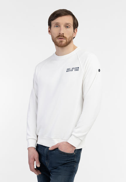 Dreimaster Maritim Herren-Sweatshirt mit Rundhalsausschnitt