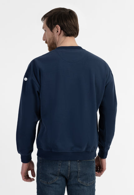 Dreimaster Maritim Herren-Sweatshirt in Übergröße