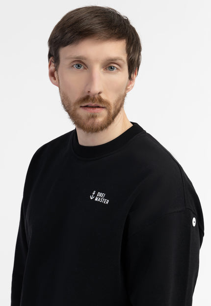 Dreimaster Maritim Herren-Sweatshirt in Übergröße