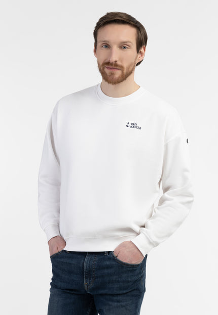 Dreimaster Maritim Herren-Sweatshirt in Übergröße