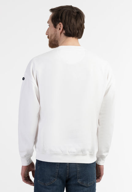 Dreimaster Maritim Herren-Sweatshirt in Übergröße