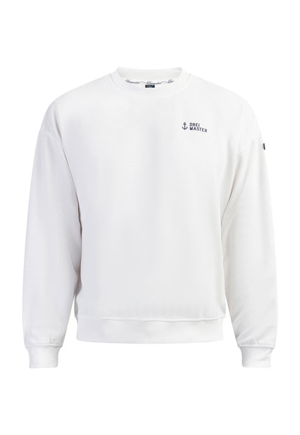 Dreimaster Maritim Herren-Sweatshirt in Übergröße