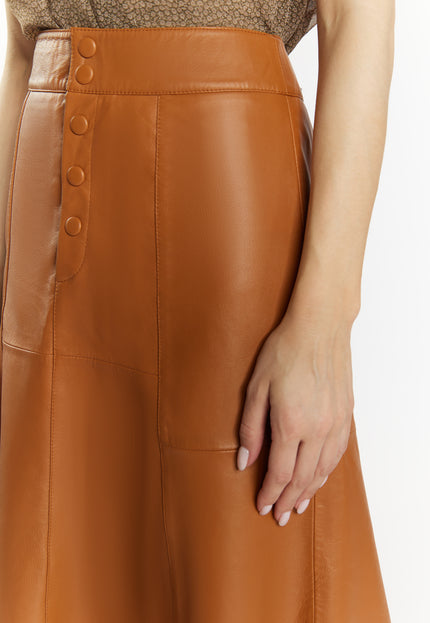 Dreimaster Vintage Women's Leather Skirt