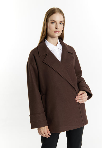 DreiMaster Klassik Women's Transitional Jacket In A Wool Look