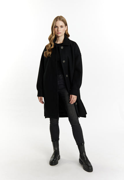 DreiMaster Vintage Women's Transitional Coat In A Wool Look