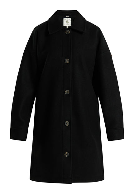 DreiMaster Vintage Women's Transitional Coat In A Wool Look