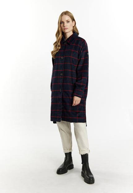 Dreimaster Vintage Women's Transitional Coat In A Wool Look