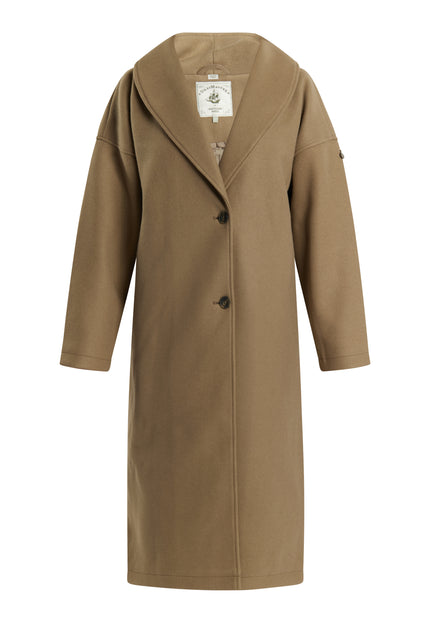 DreiMaster Vintage Women's Transitional Coat In A Wool Look