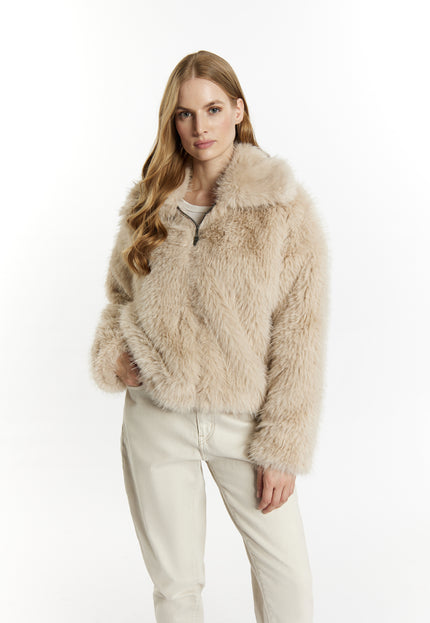 DreiMaster Vintage Women's Faux Fur Jacket