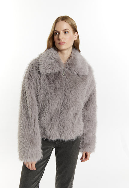 DreiMaster Vintage Women's Faux Fur Jacket