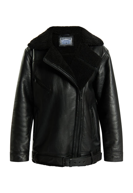 DreiMaster Vintage Women's Leather Biker Jacket