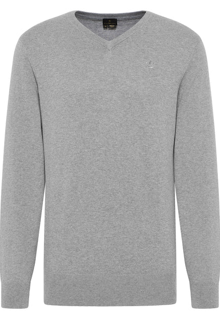 Dreimaster klassik Men's Basic Fine Knit Sweater