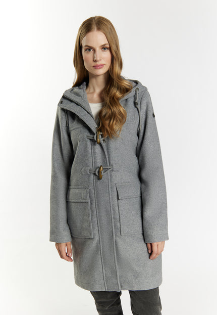 Dreimaster Vintage Women's Wool Blend Duffle Coat