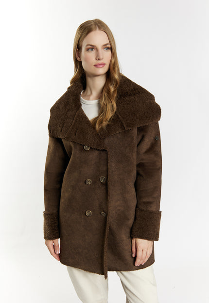 Dreimaster Vintage Women's Faux Fur Jacket