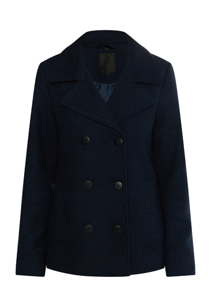 DreiMaster Klassik Women's Wool Blend Pea Coat