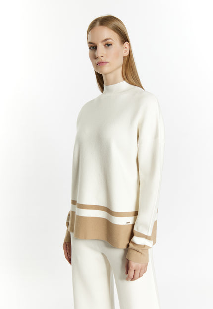 Dreimaster klassischer Damen-Strickpullover