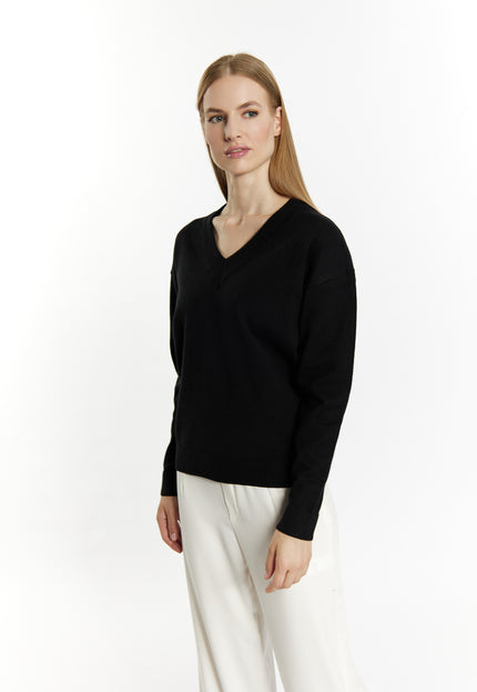 Dreimaster klassischer Damen-Strickpullover